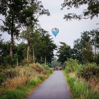 Luchtballon  #bûtenfjild  #broeksterwâld #natuurfotografie #natoer #fryslân #oneplus9 #fotografie #dewâlden